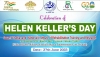 Helen Keller's Day celebration Banner
